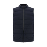 Herno Black Polyamide Sleveless Jacket